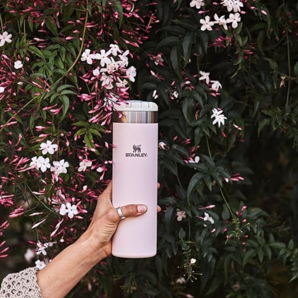 Stanley Rose Quartz Glimmer Coffee Cup